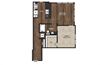 Main Street Flats Apartments Phase II 1x1 X Floor Plan Main Street Flats Apartments Phase II 1x1 X Floor Plan